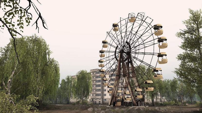W grze Spintires: Czarnobyl odwiedzimy także miasto Prypeć
