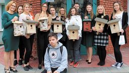 Jednym z konkursowych pomysłów były budki lęgowe dla ptaków. Wszystkie trafią do puławskich lasów