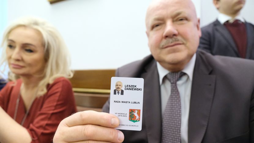Leszek Daniewski (klub prezydenta Żuka) został dziś nowym wiceprzewodniczącym Rady Miasta Lublin