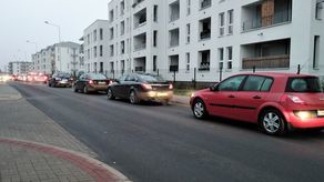 Poranny wyjazd z tego osiedla w Lublinie to koszmar dla kierowców. Więcej bloków, dłuższe korki