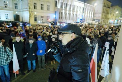 Organizatorzy manifestacji w Lublinie szacują, że wzięło w niej udział ok. 500 osób