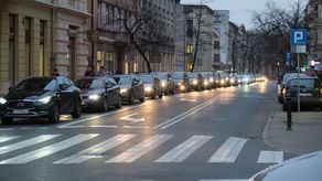 Włączyli światła, zakorkowało się centrum Lublina