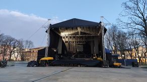 Scena na placu Litewskim w Lublinie. To tutaj odbędą się sylwestrowe koncerty