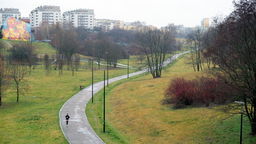 W wąwozie między Czubami a osiedlami LSM zostanie wybudowany jedynie chodnik w miejscu wydeptanej ścieżki