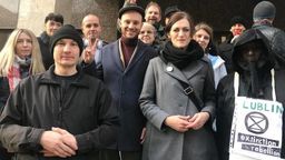 Przed dzisiejszym posiedzeniem sądu konferencję na temat górek czechowskich zorganizował Lubelski Ruch Miejski. Aktywistom towarzyszył Jan Śpiewak, stołeczny działacz ruchów miejskich