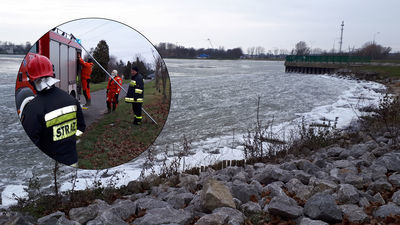 W Zalewie Zemborzyckim znaleziono ciało zaginionego mężczyzny. Strażacy i policjanci szukają drugiego