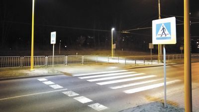 Nowy system, który oświetla całą sylwetkę pieszego, zainstalowano m.in. na ul. Jana Pawła II