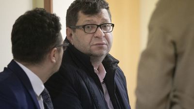 Zbigniew Stonoga w sądzie w Lublinie