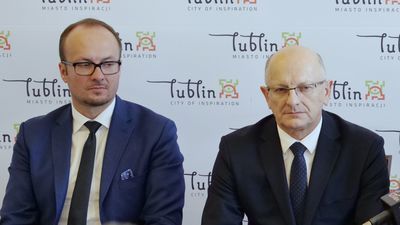 Piotr Kowalczyk uchodził za bliskiego współpracownika prezydenta Krzysztofa Żuka (z prawej). Mówiło się wręcz, że stanowią tandem

