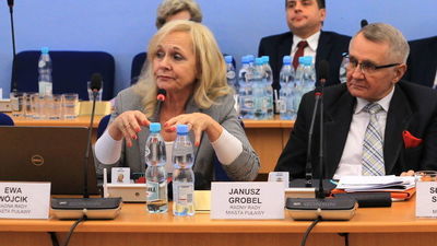 Radni Ewa Wójcik i Janusz Grobel