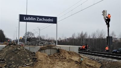 Sobota na Zachodnim. Trwają prace na nowym przystanku PKP [zdjęcia]