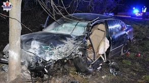 Poważny wypadek koło Zamościa. Oba auta zostały doszczętnie zniszczone