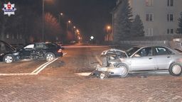 Biłgoraj: Dwoje dzieci ucierpiało w wyniku zderzenia samochodów [zdjęcia]