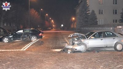 Biłgoraj: Dwoje dzieci ucierpiało w wyniku zderzenia samochodów [zdjęcia]