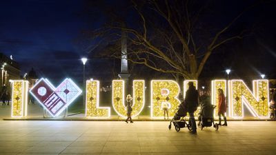 Świecący napis „I LOVE LUBLIN” pozostanie na stałe. Ale oni woleliby "KOCHAM LUBLIN"