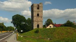 Charakterystyczny zabytek - wieża w Stołpiu - zostanie zabezpieczony i zadaszony