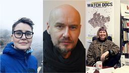 Od lewej: Anna Dąbrowska, Piotr Skrzypczak i Marta Sienkiewicz