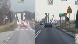 Pirat w tesli zatrzymany. Chciał zdążyć do kina [wideo]