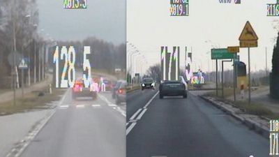 Pirat w tesli zatrzymany. Chciał zdążyć do kina [wideo]