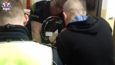 Zatrzymany mężczyzna