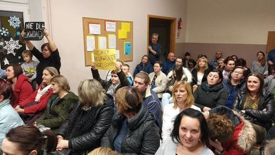 Podczas rozmowy o przyszłości szkoły doszło do żywiołowej dyskusji.