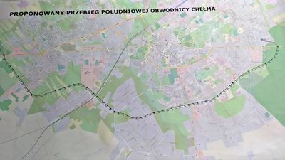 Tędy będzie przebiegać południowa obwodnica Chełma. Pokazali przebieg nowej trasy