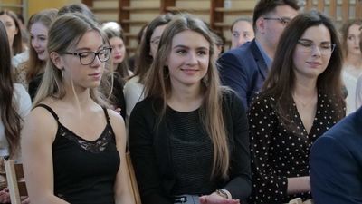 Maturzyści z V LO w Lublinie