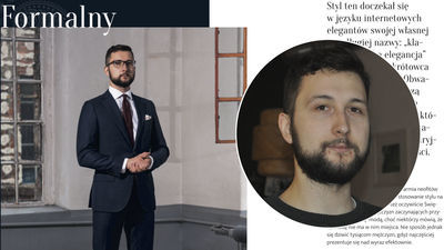 Piotr Karwala (po prawej), autor książki „Męska szafa - instrukcja obsługi”