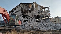 Lublin: Wielka rozbiórka pod nowe osiedle. Kiedyś działał tu skatepark [zdjęcia]