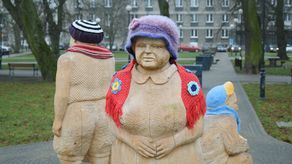 Grażyna, Janusz i Seba czyli rzeźba przy Centrum Kultury w Lublinie