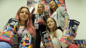 W sztabie WOŚP przy CK w Lublinie działa 150 wolontariuszy, między innymi Karolina Gałczyńska, Emilia Czerniak, Blanka Zwierz i Wiktoria Wronka