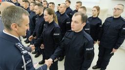 Styczniowa przysięga policjantów garnizonu lubelskiego
