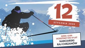 Zawody narciarskie na stoku w Chrzanowie