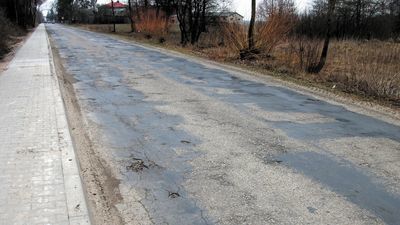 Droga w Łąkoci nie była remontowana od 30 lat