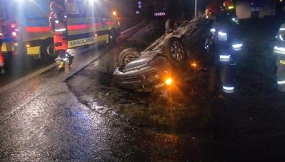 Kolizja w miejscowości Izbica-Osada