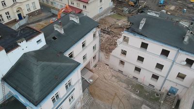 Nowa część szpitala powstaje w centrum Lublina. Pierwsi pacjenci będą tu leczeni za dwa lata