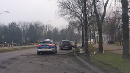 Chełm: Za szybko wszedł w zakręt i zatrzymał się na latarni