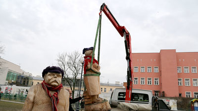 Nietypowa rodzina zniknęła z placu w centrum Lublina. Gdzie ją zobaczymy w przyszłości?