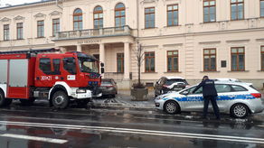 Alarm bombowy w sądzie w centrum Lublina. Na miejscu pirotechnicy