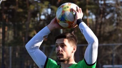 Bartłomiej Kalinkowski i jego koledzy musieli uznać wyższość GKS-u Tychy

