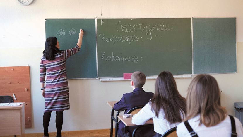 Ubiegłoroczny egzamin ósmoklasisty w SP nr 18 w Lublinie.