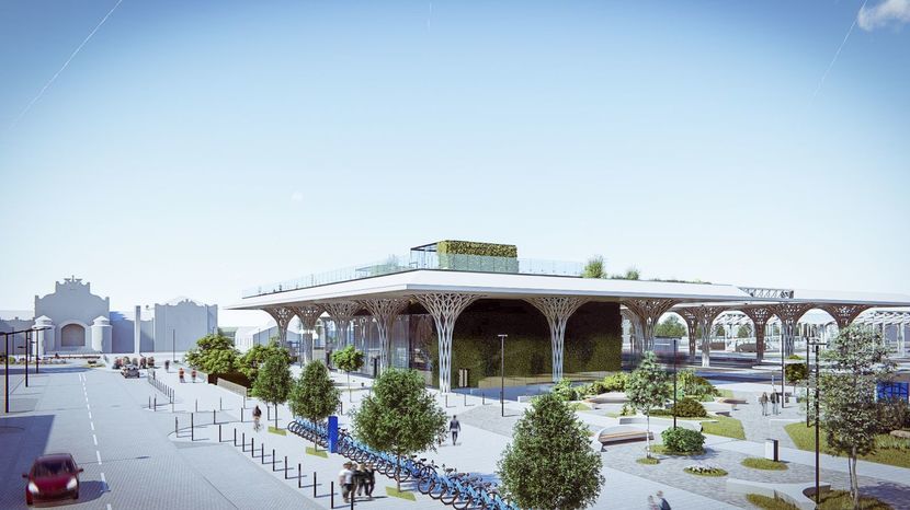 Nowy dworzec ma być mocno przeszklony, z dachem w formie tarasu do spacerów wśród zieleni<br />
