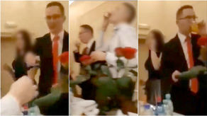 Na kadrach z filmu przesłanego do naszej redakcji widać, jak ówczesny wiceprezydent Daniel Domoradzki pije alkohol z młodzieżą