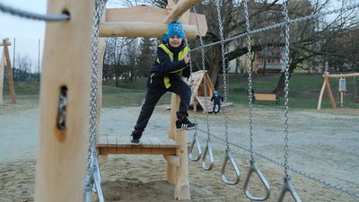 Nowy plac zabaw w Parku Jana Pawła II to właśnie efekt budżetu obywatelskiego