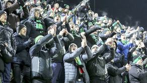 Kibice Górnika Łęczna liczą, że ich zespół wróci na zaplecze PKO BP Ekstraklasy
