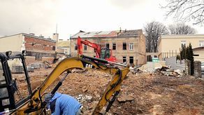 Przy ul. Kościuszki 26 trwają prace budowlane