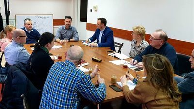 Posiedzenie sztabu kryzysowego w Białej Podlaskiej 