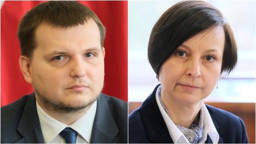 Paweł Paszko, nowy dyrektor Biura Wojewody i Agnieszka Strzępka, nowa rzeczniczka prasowa wojewody