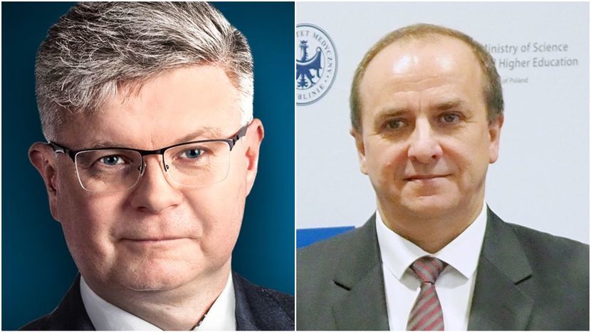 Nowego rektora UMCS poznamy 22 kwietnia. W szranki staną prof. Robert Litwiński (z lewej) oraz prof. Rafał Dobrowolski