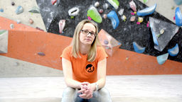 Na zdjęciu: Magda Mandecka, członek zarządu Centrum Wspinaczkowego Kotłownia